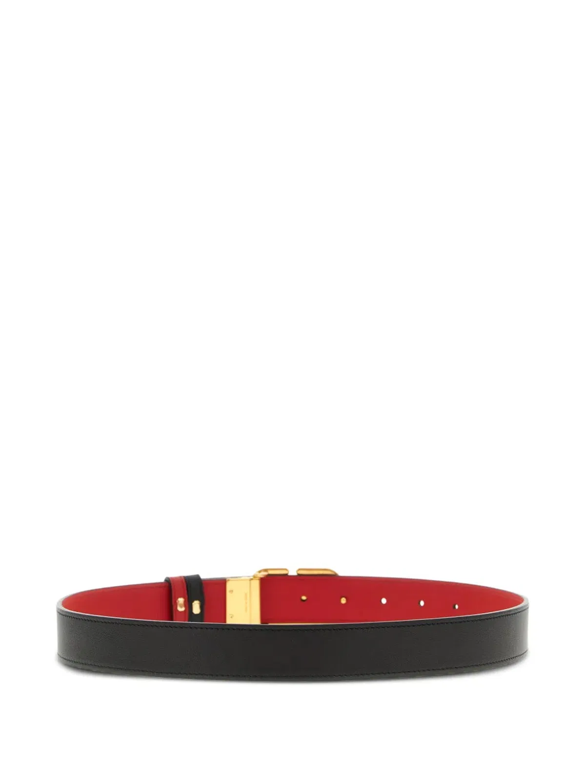 Valentino Garavani Vlogo Signature 30 Reversible Shiny Leat