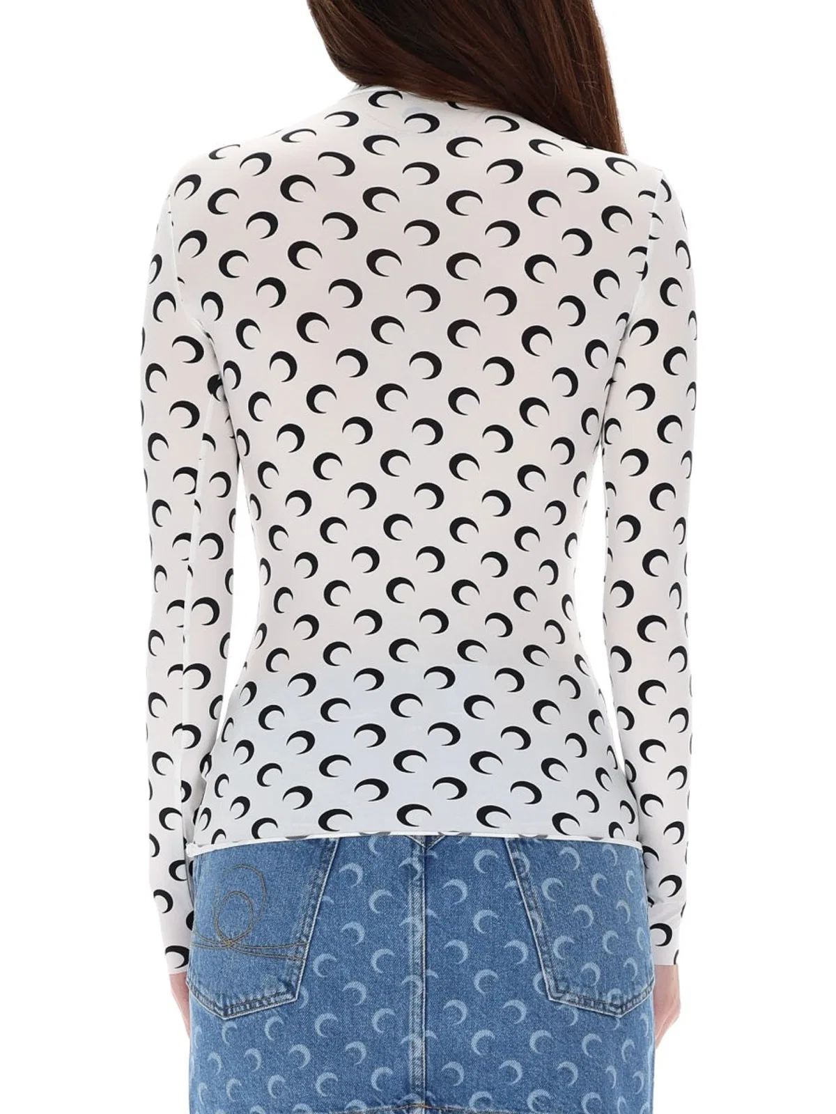 Marine Serre Moon All-Over Slim Top