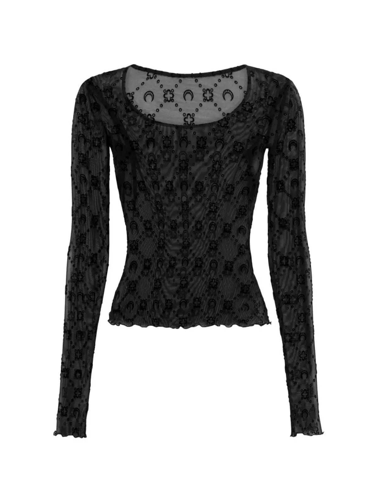 Marine Serre Moonogram Mesh T-Shirt