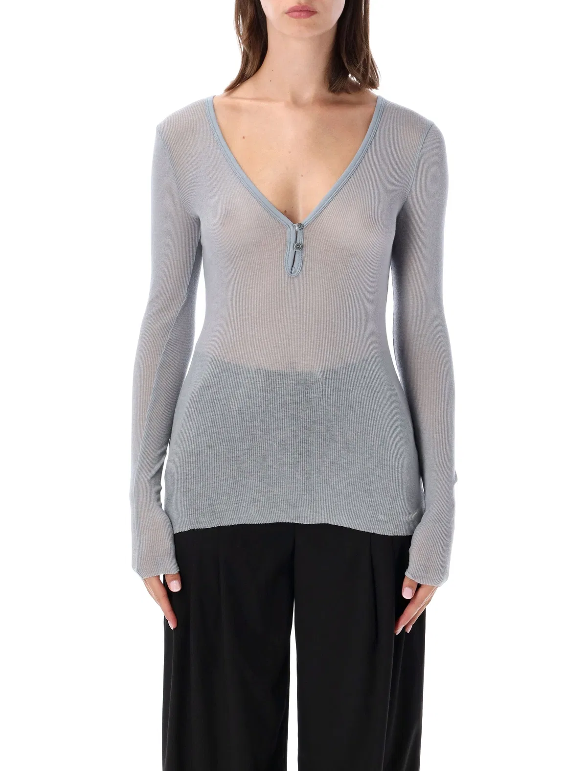 James Perse Cotton Cashmere Henley