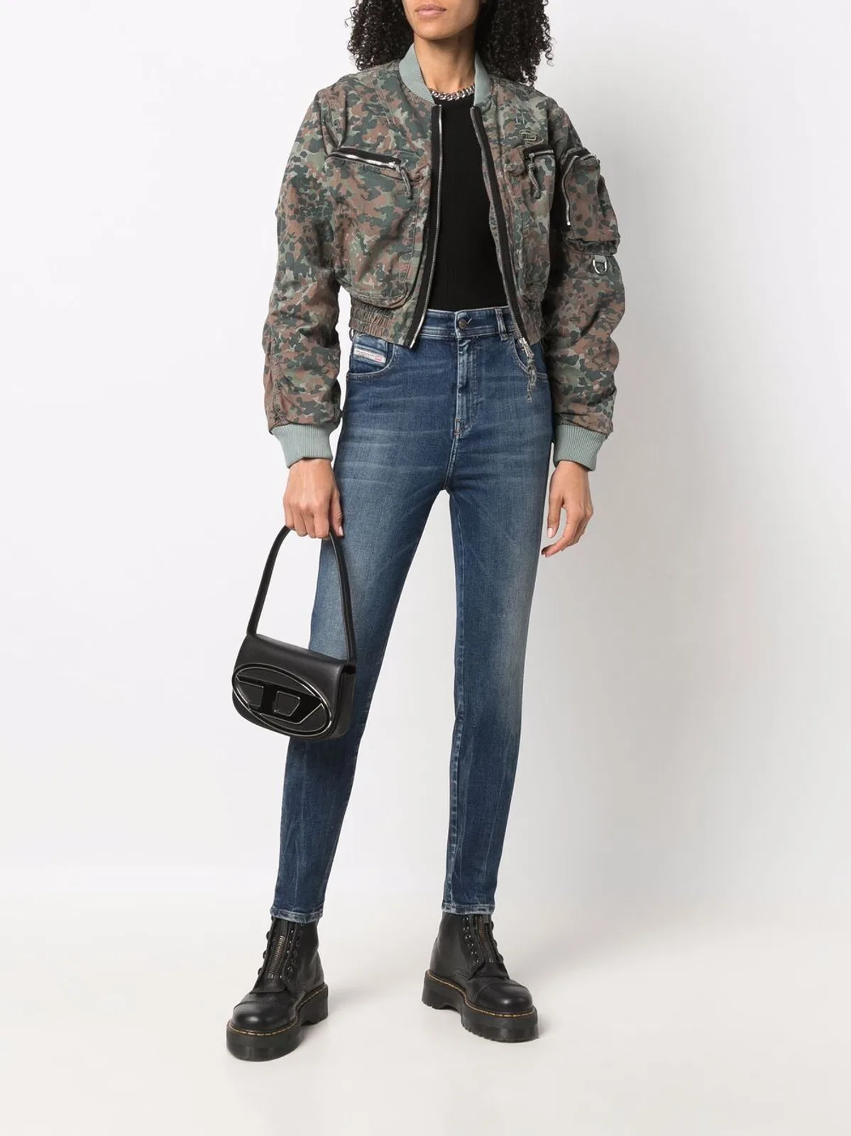 Diesel 1Dr Leather Shoulder Bag