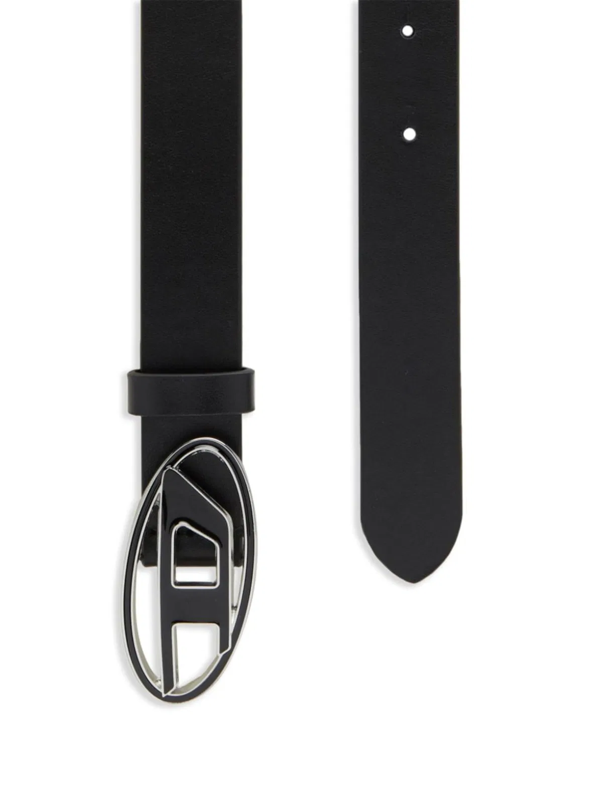 Diesel Black Leather B-1Dr 25 Belts