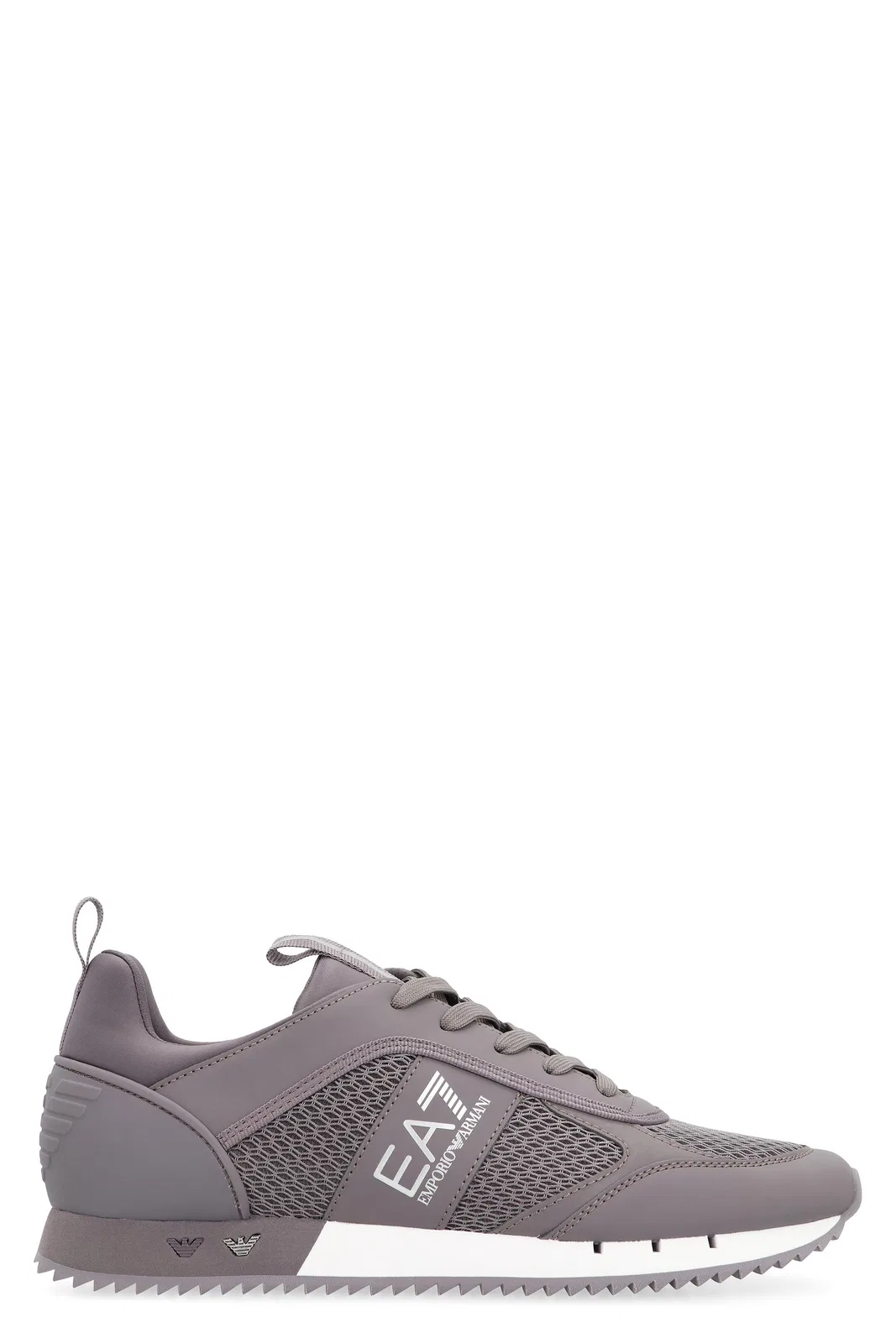 EA7 Mesh And Vegan Leather Low-Top Sneakers