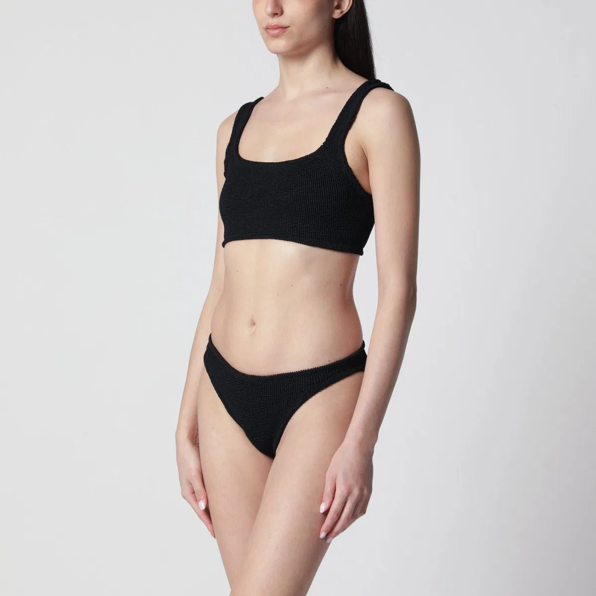 Hunza g Xandra Black Twopiece Bikini