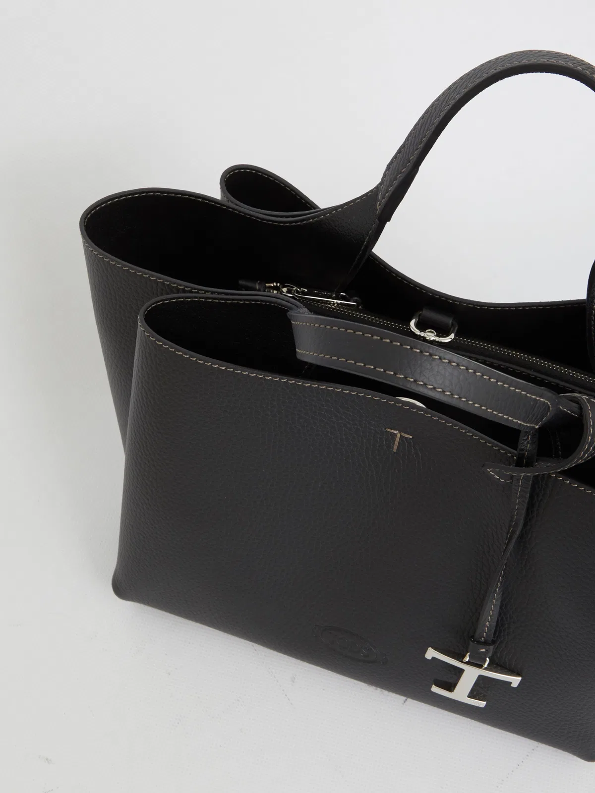 Tod's T Timeless Mini Leather Tote Bag