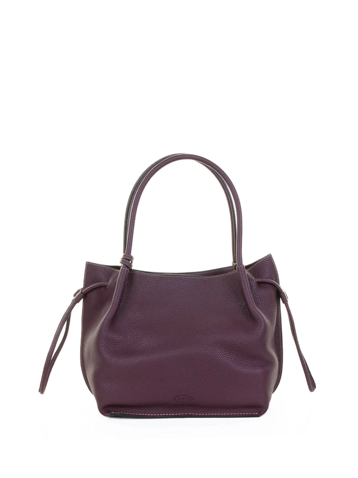 Tod's Medium Bucket Bag Brown In Cowhide, Draw