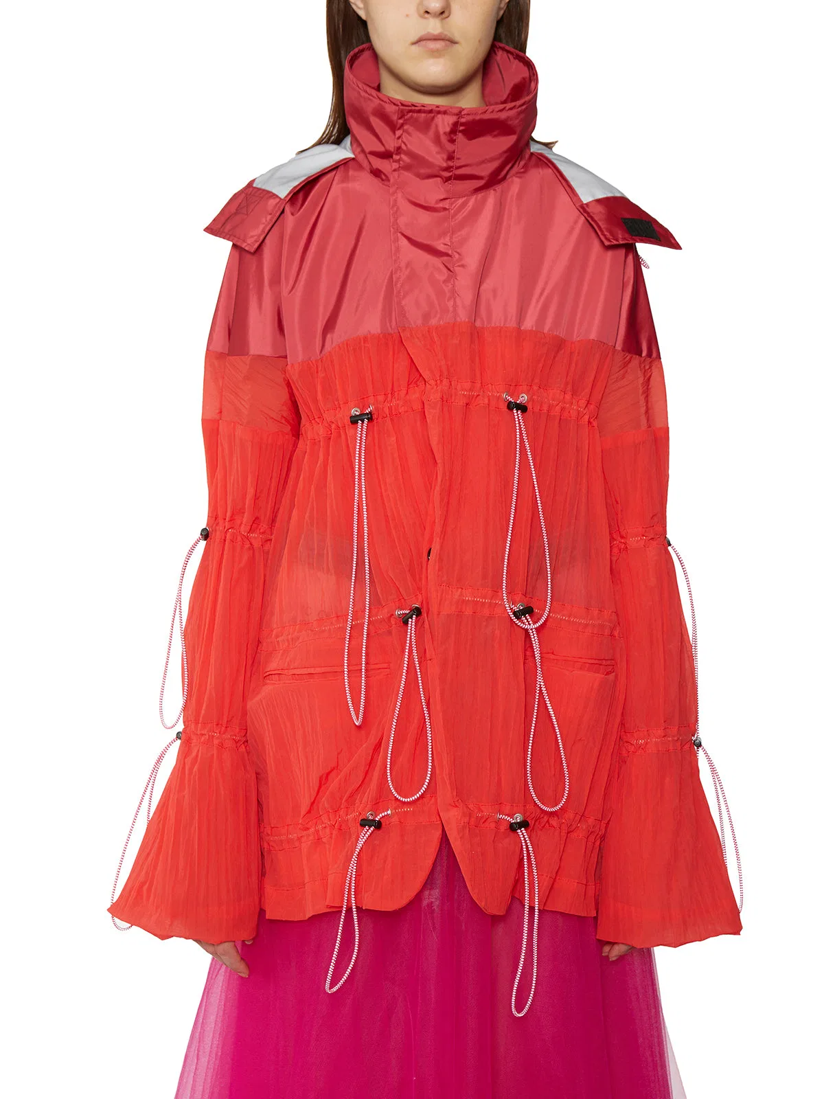 Ben Taverniti Unravel Nylon Jacket With Drawstring