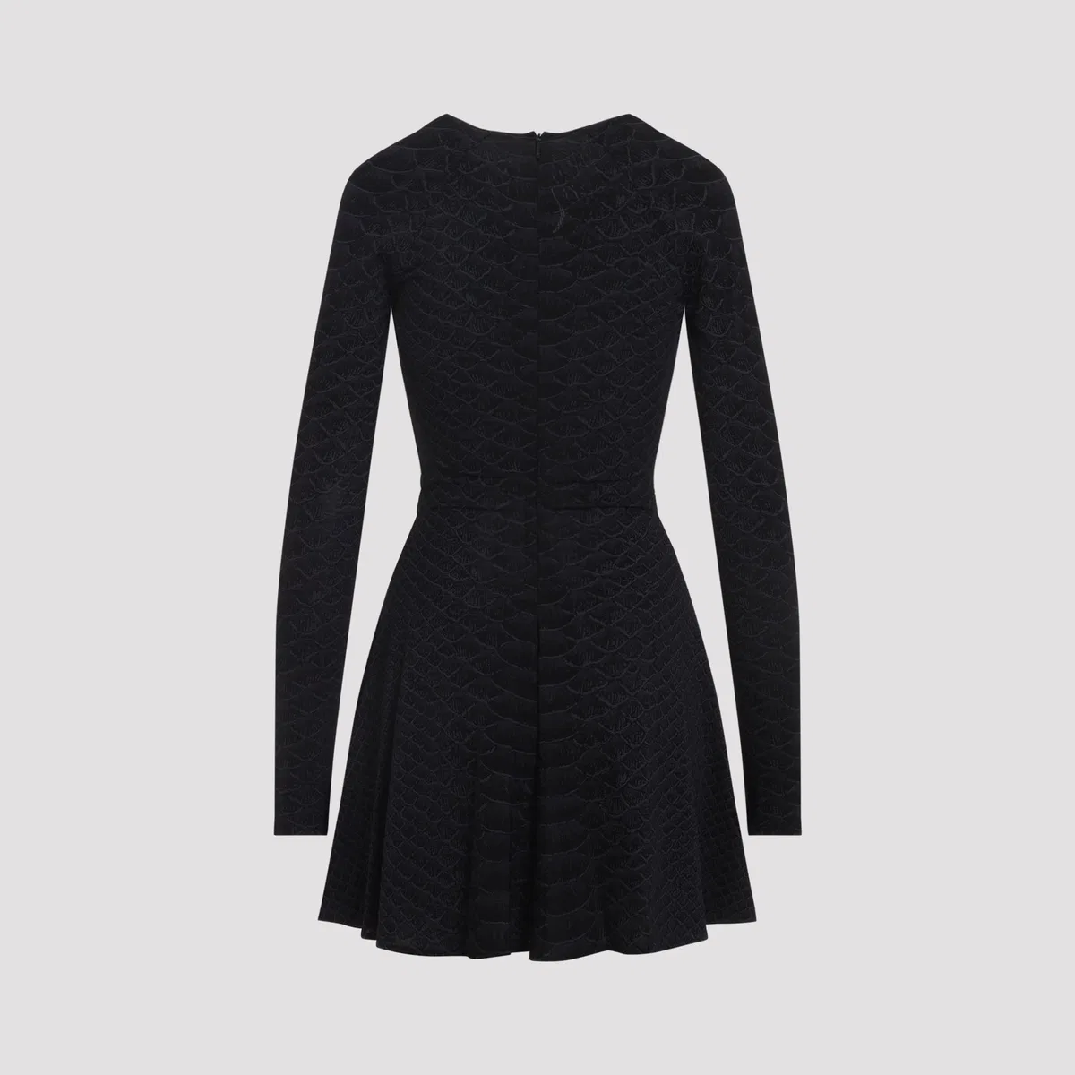 Roberto Cavalli Black Serpentine Mini Dress