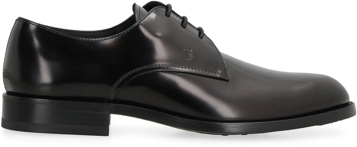 Tod's Lace Up Leather Derby Shoes