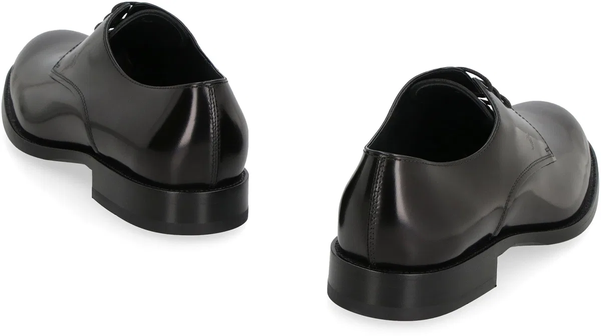 Tod's Lace Up Leather Derby Shoes