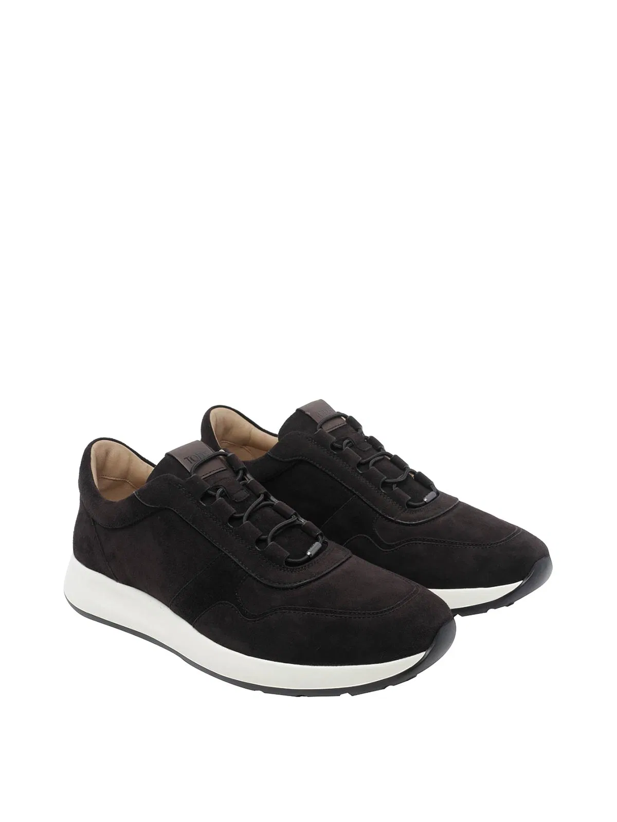 Tod's Brown Red Dot Sneakers
