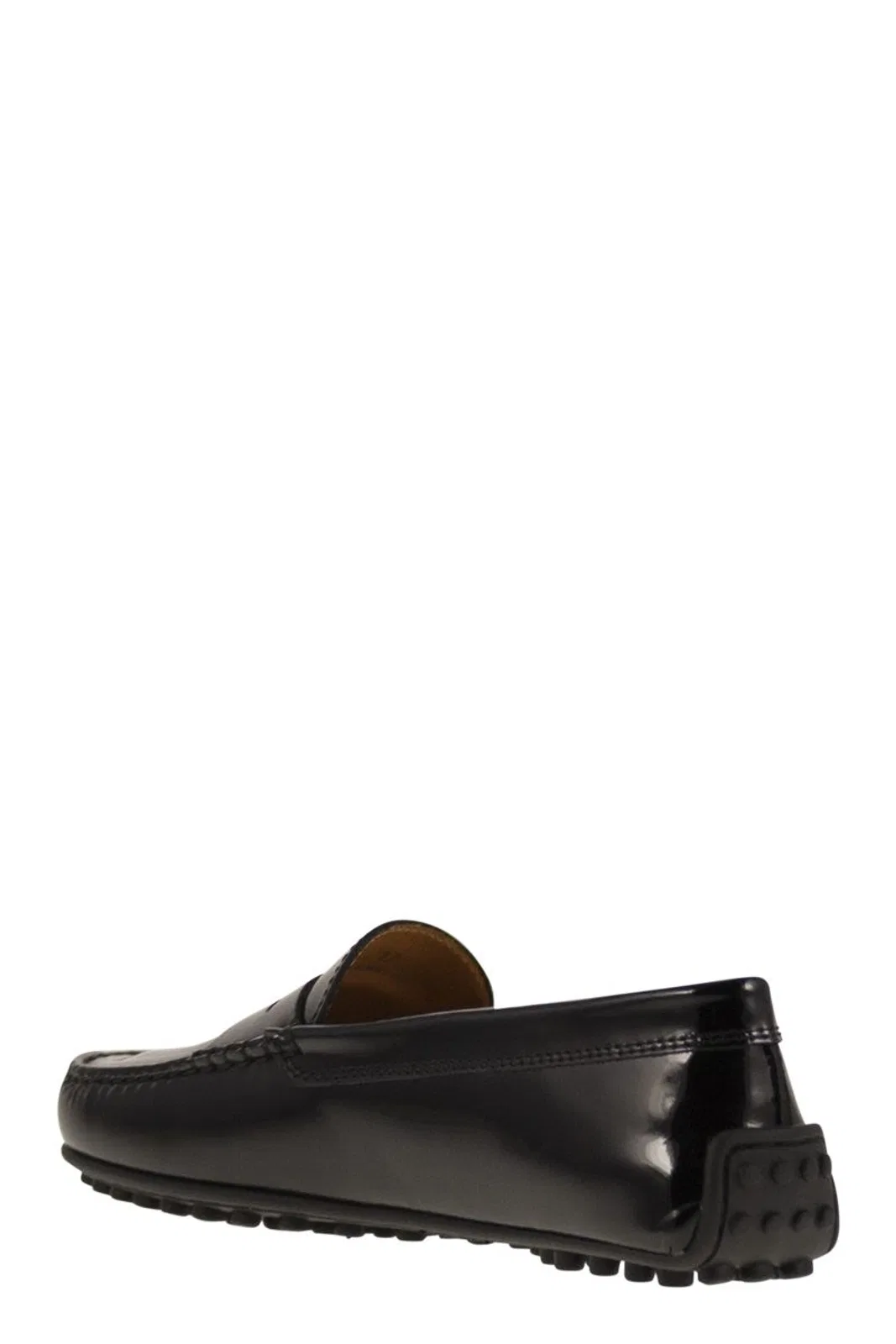 Tod's City Gommino Moccasin In Glossy Leather