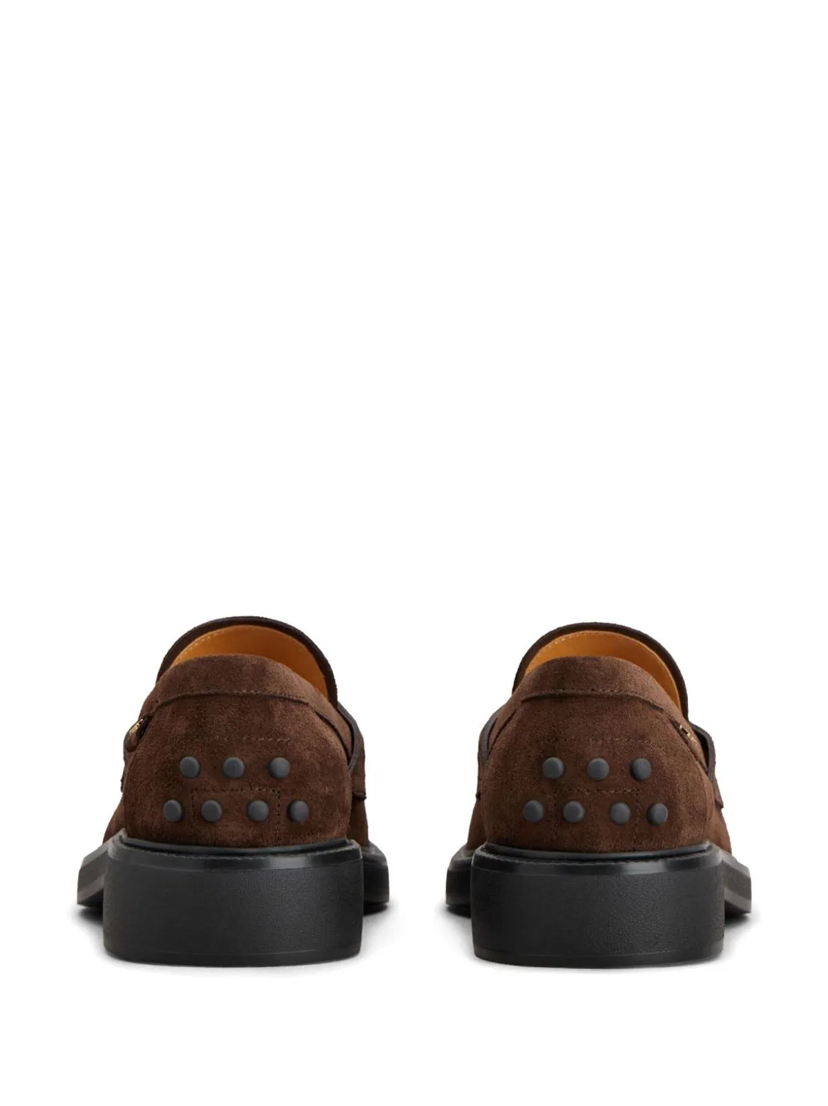 Tod's Brown Calf Leather Flat Shoes