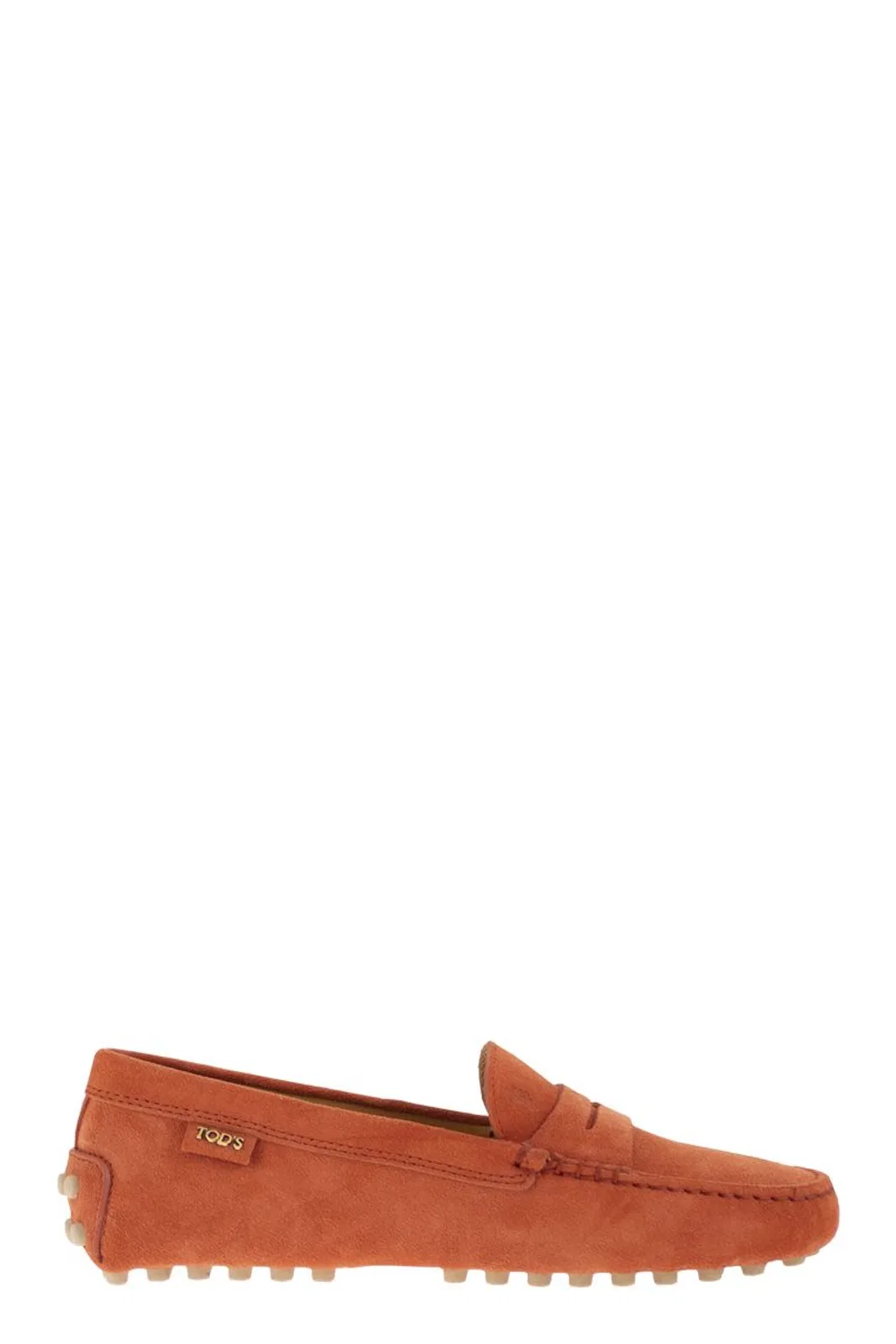 Tod's Suede Rubber Sole Loafer