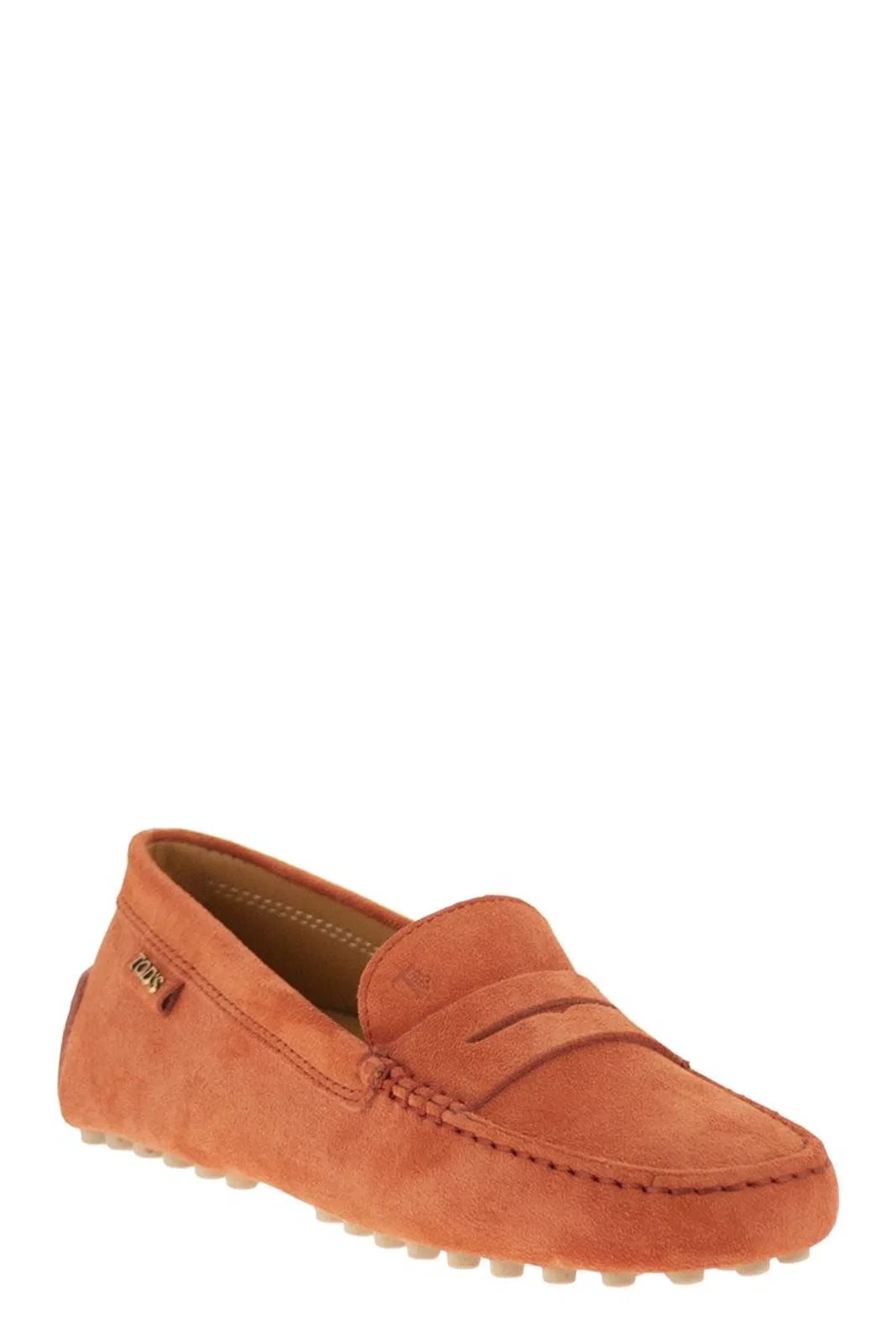 Tod's Suede Rubber Sole Loafer