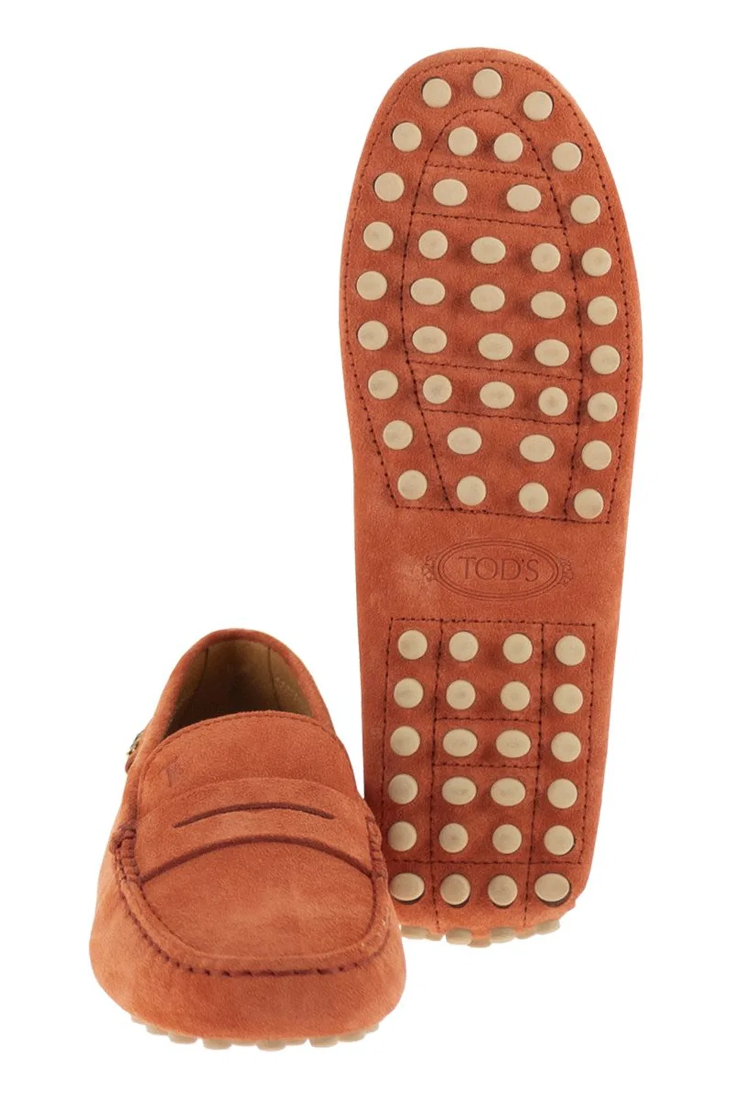 Tod's Suede Rubber Sole Loafer