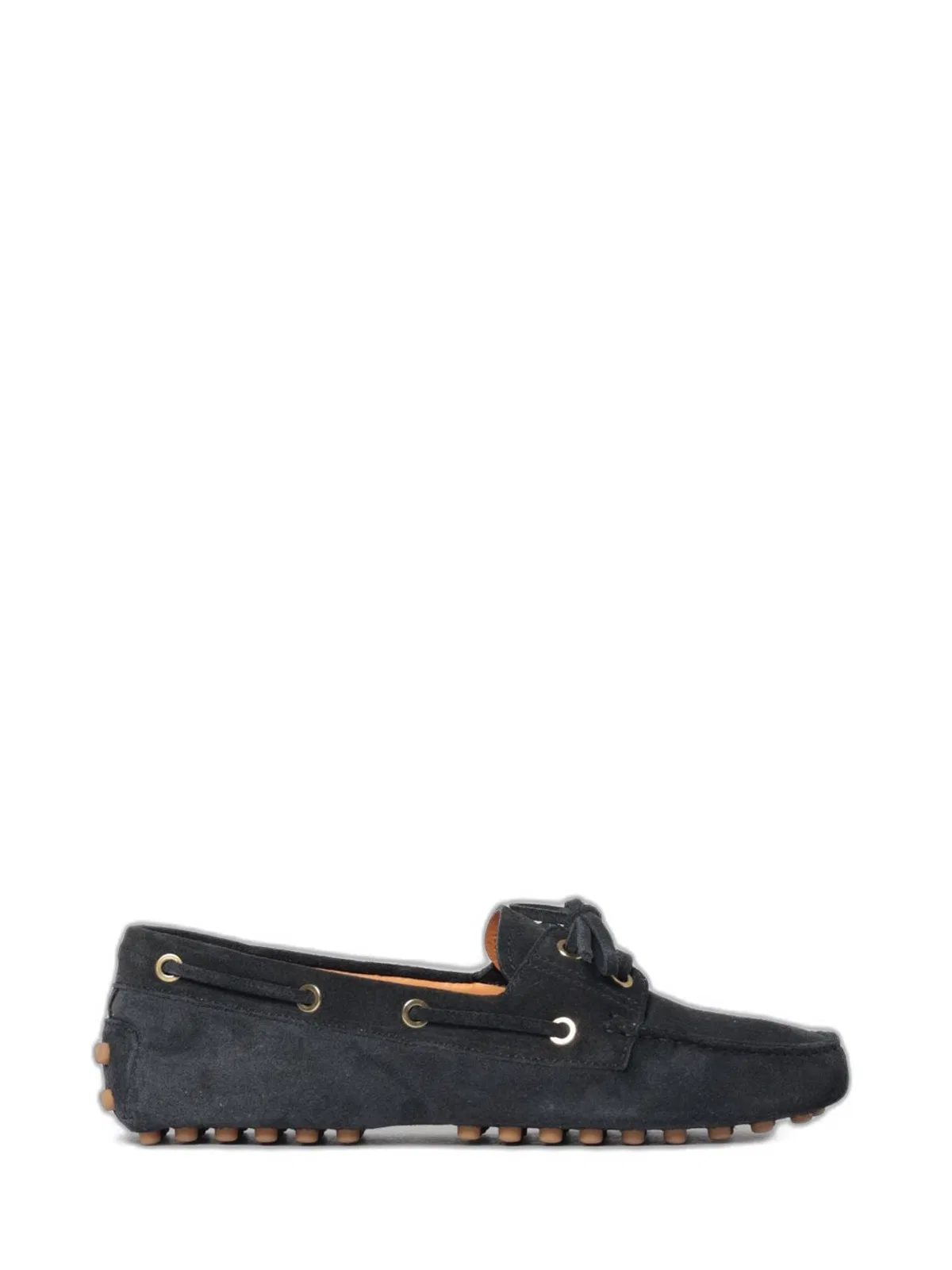 Tod's Blue Eyelet Tie Rubber Pebble Shoes