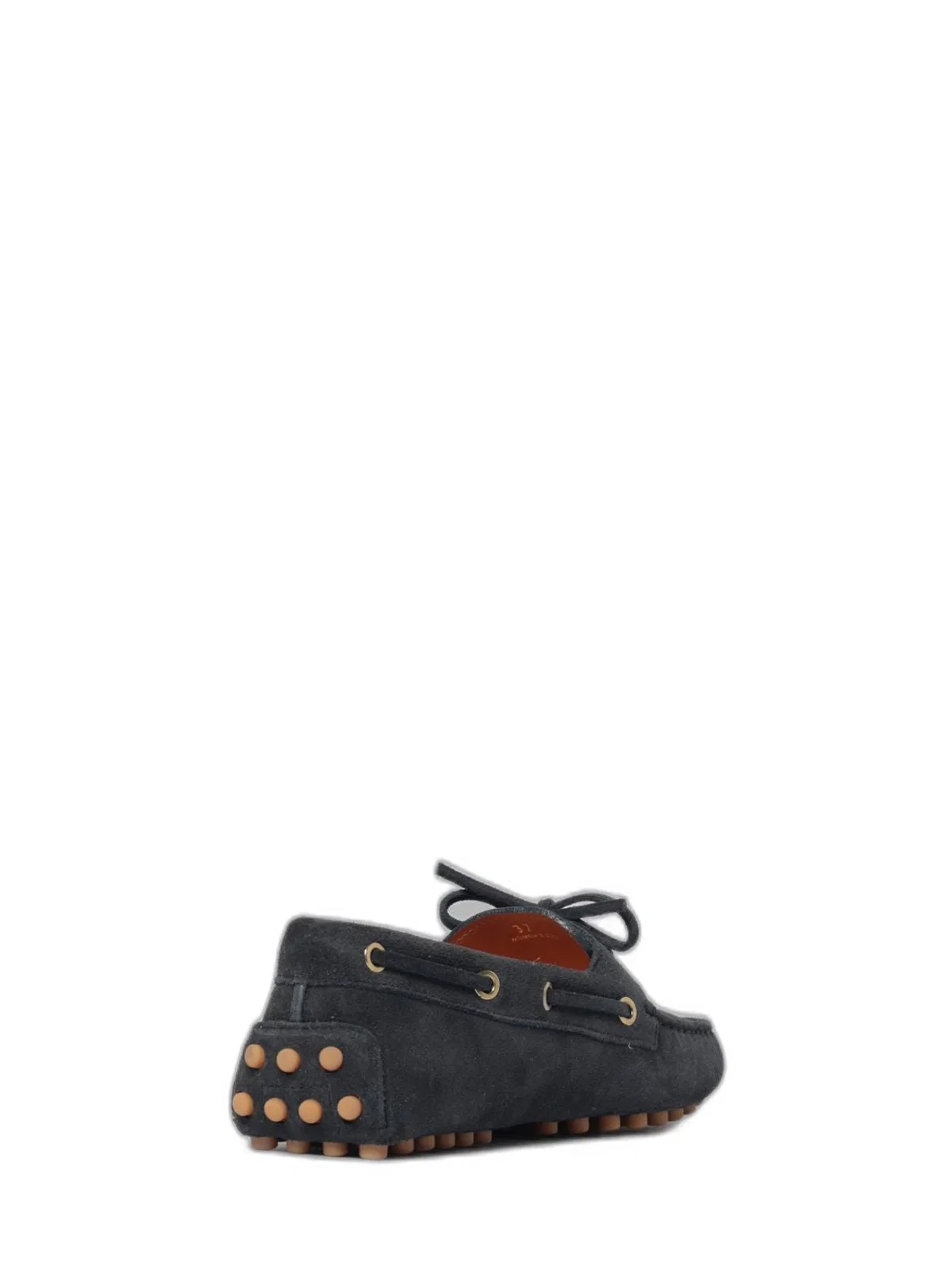 Tod's Blue Eyelet Tie Rubber Pebble Shoes