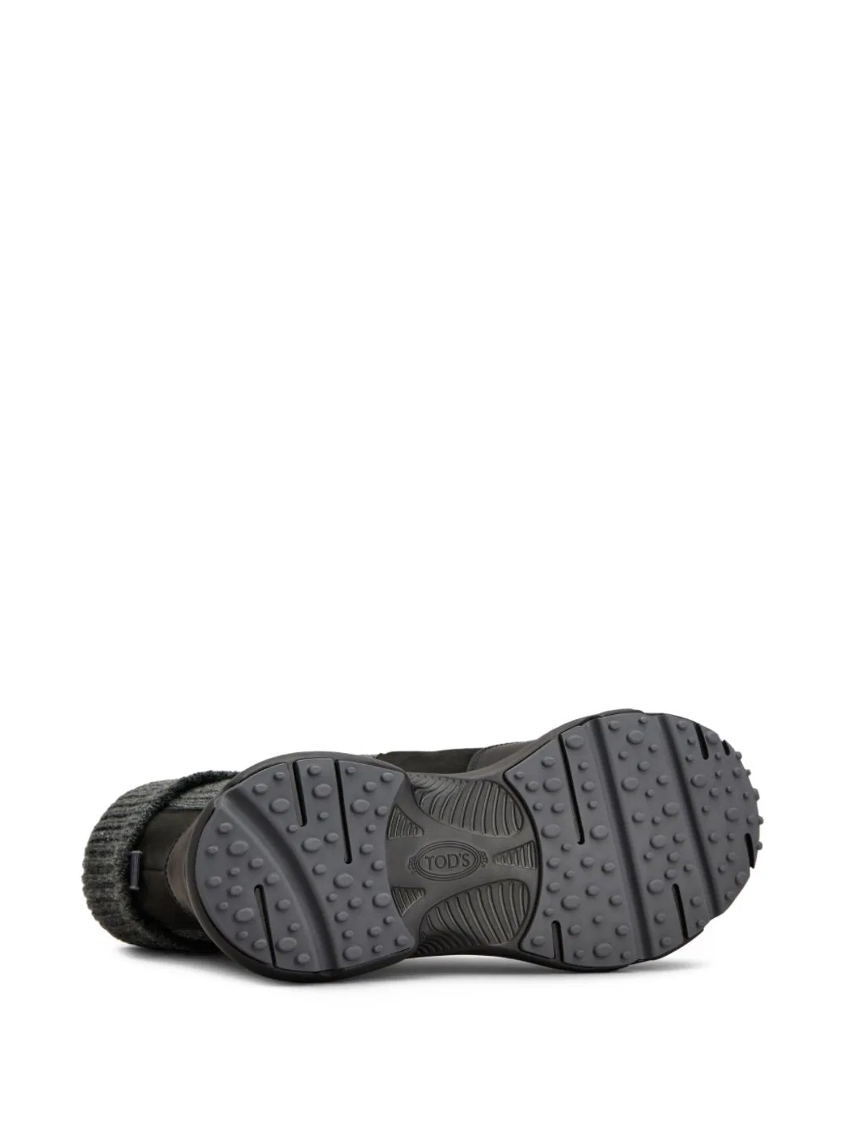 Tod's Leather Knitted Chelsea Boots