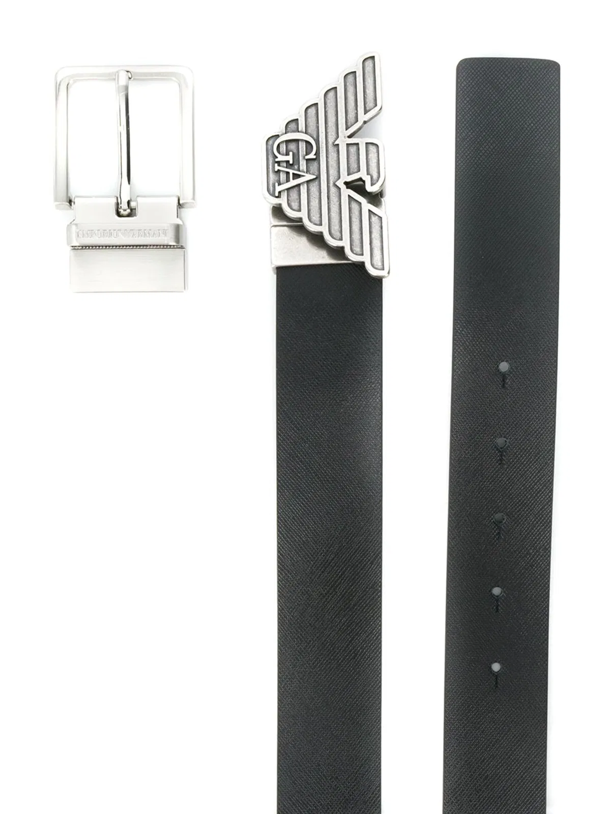 Emporio Armani Leather Belt Set