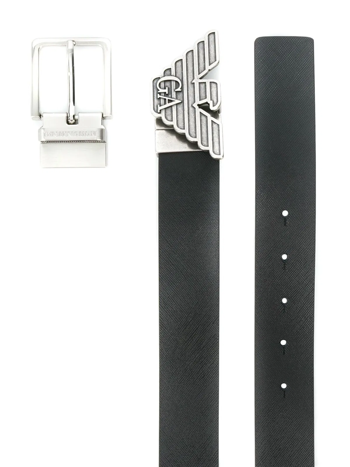 Emporio Armani Leather Belt Set