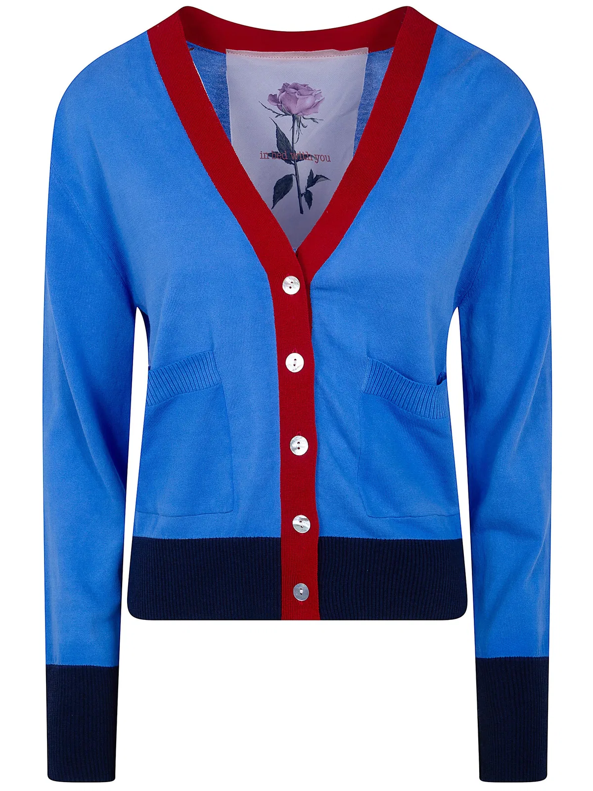In Bed With You V Neck Printed Cardigan