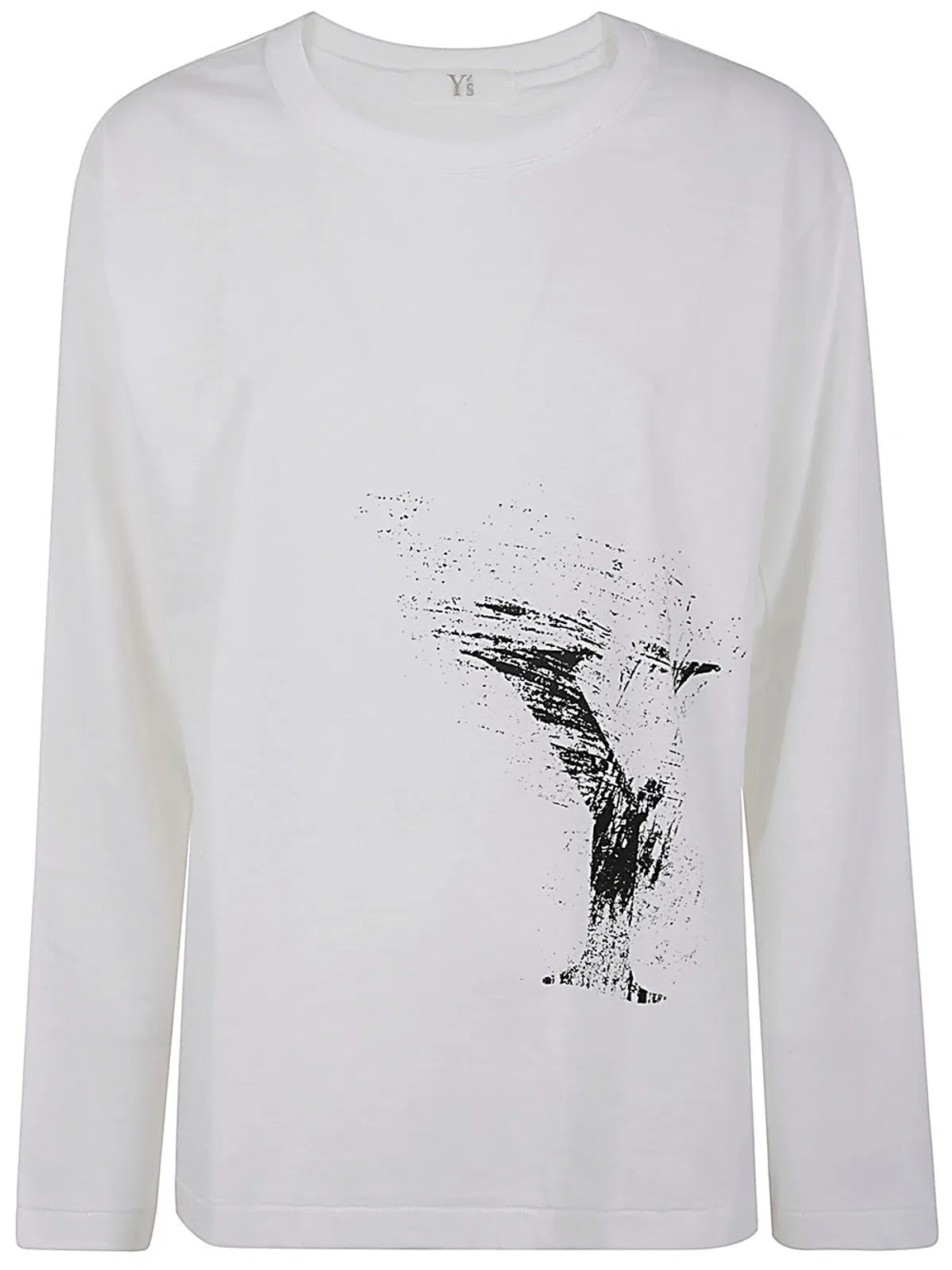 Y's Round Neck Long Sleeve T B