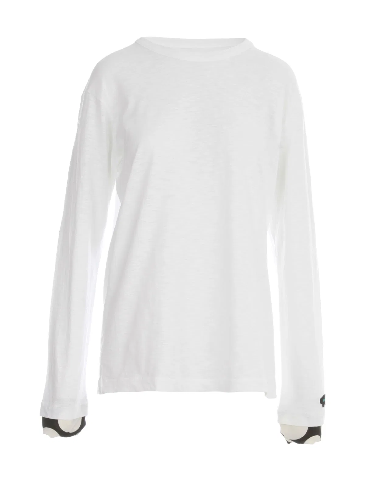 Y's Uneven Yarn X Pe Polka Pig L/S T-Shirt