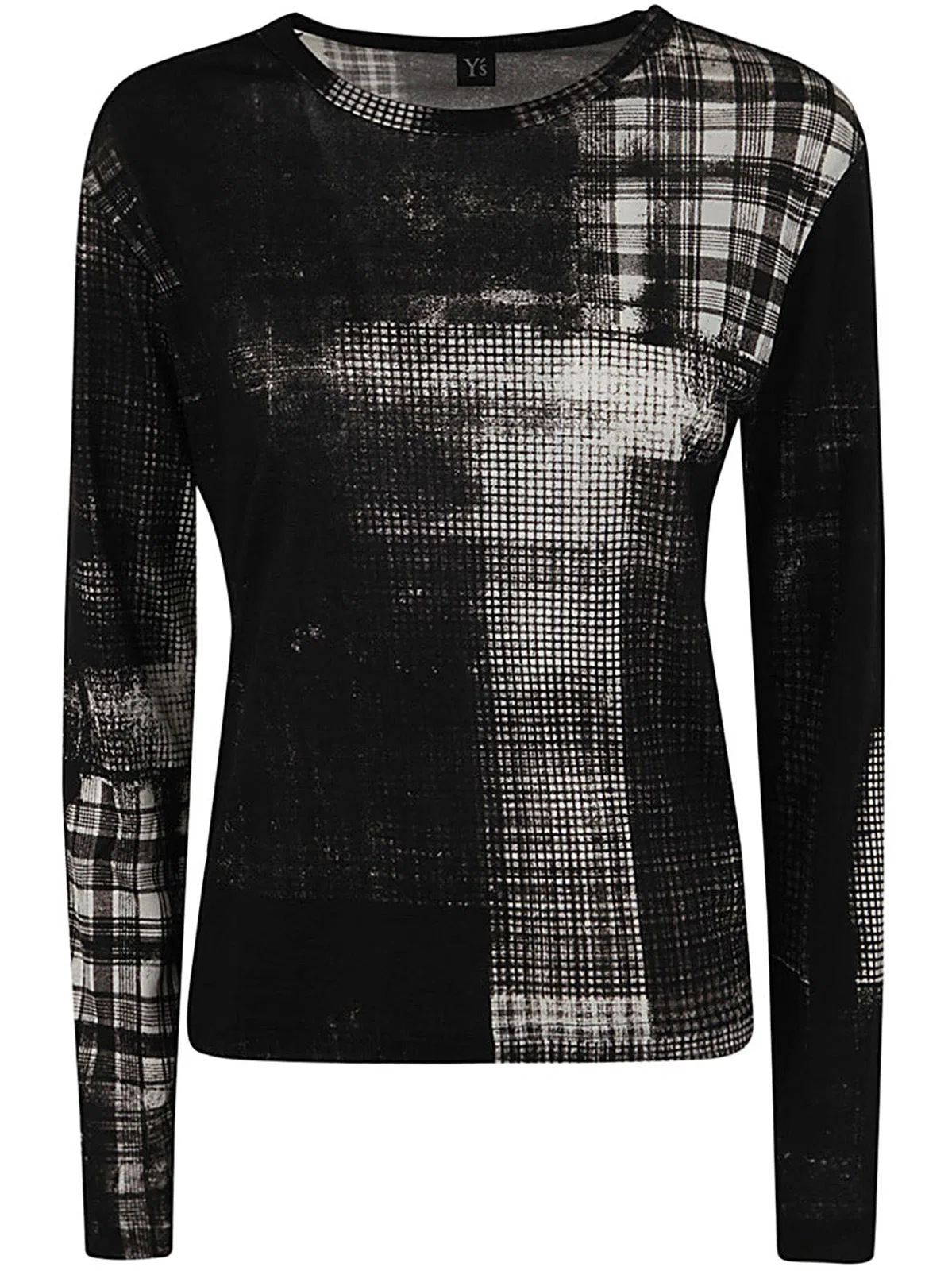 Y's Round Neck Long Sleeve T