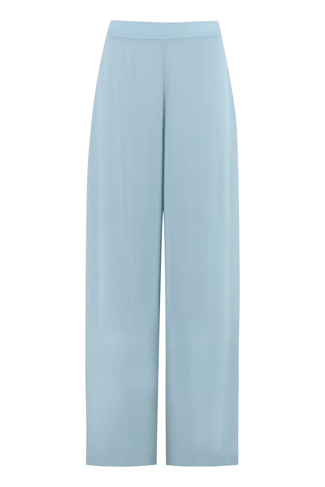 Clips High-Waist Wide-Leg Trousers