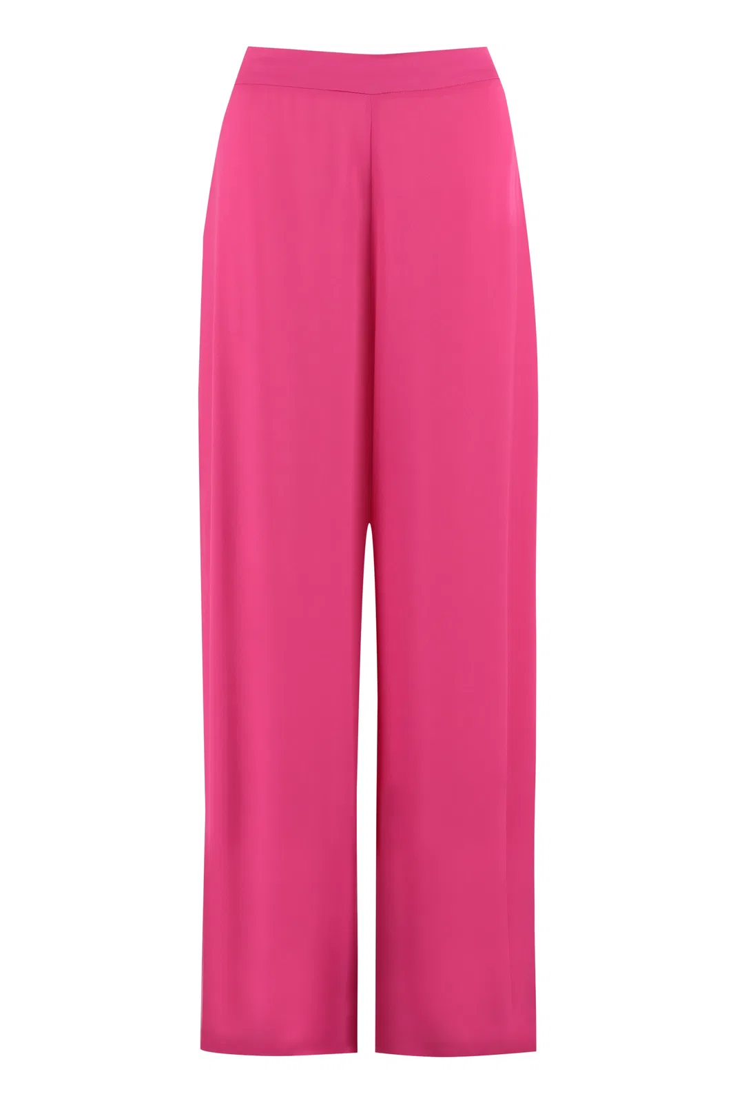 Clips High-Waist Wide-Leg Trousers