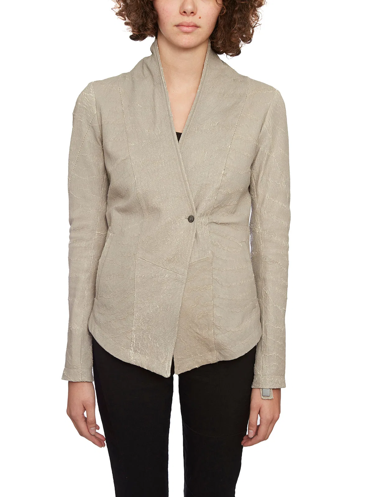10Sei0Otto Blaze Leather Jacket