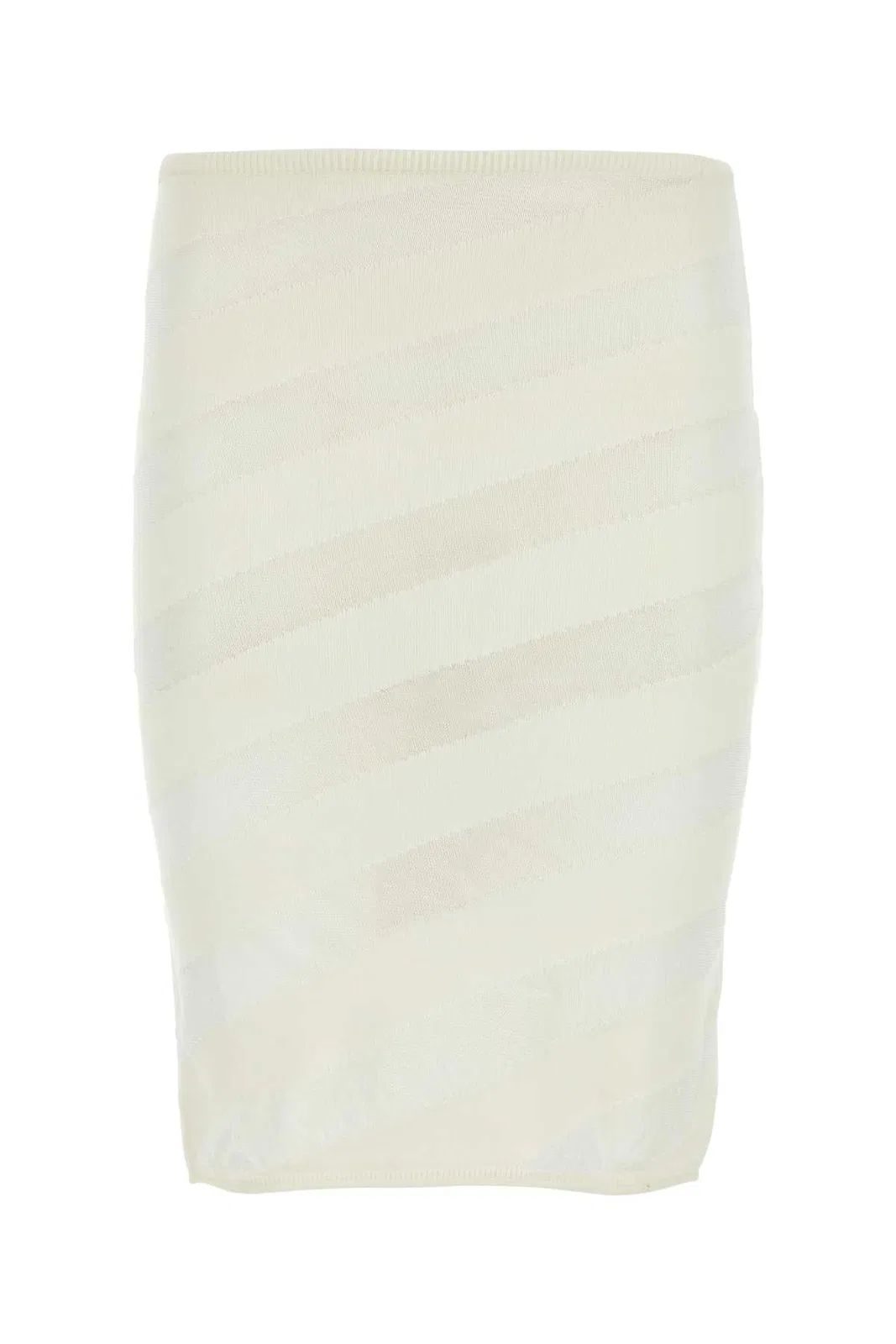 Gimaguas Ivory Viscose Blend Skirt