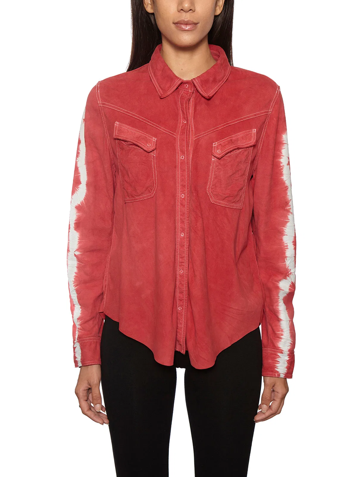 Giorgio Brato Suede Shirt Tie Dye