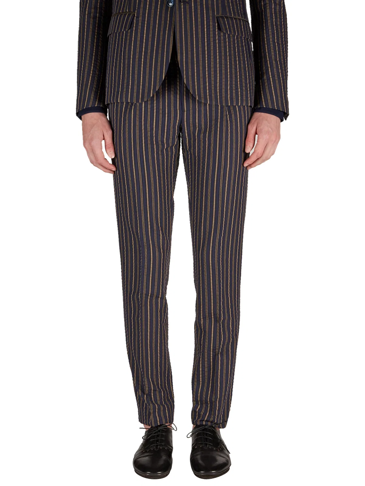 Daniele Alessandrini Striped Cotton Pants