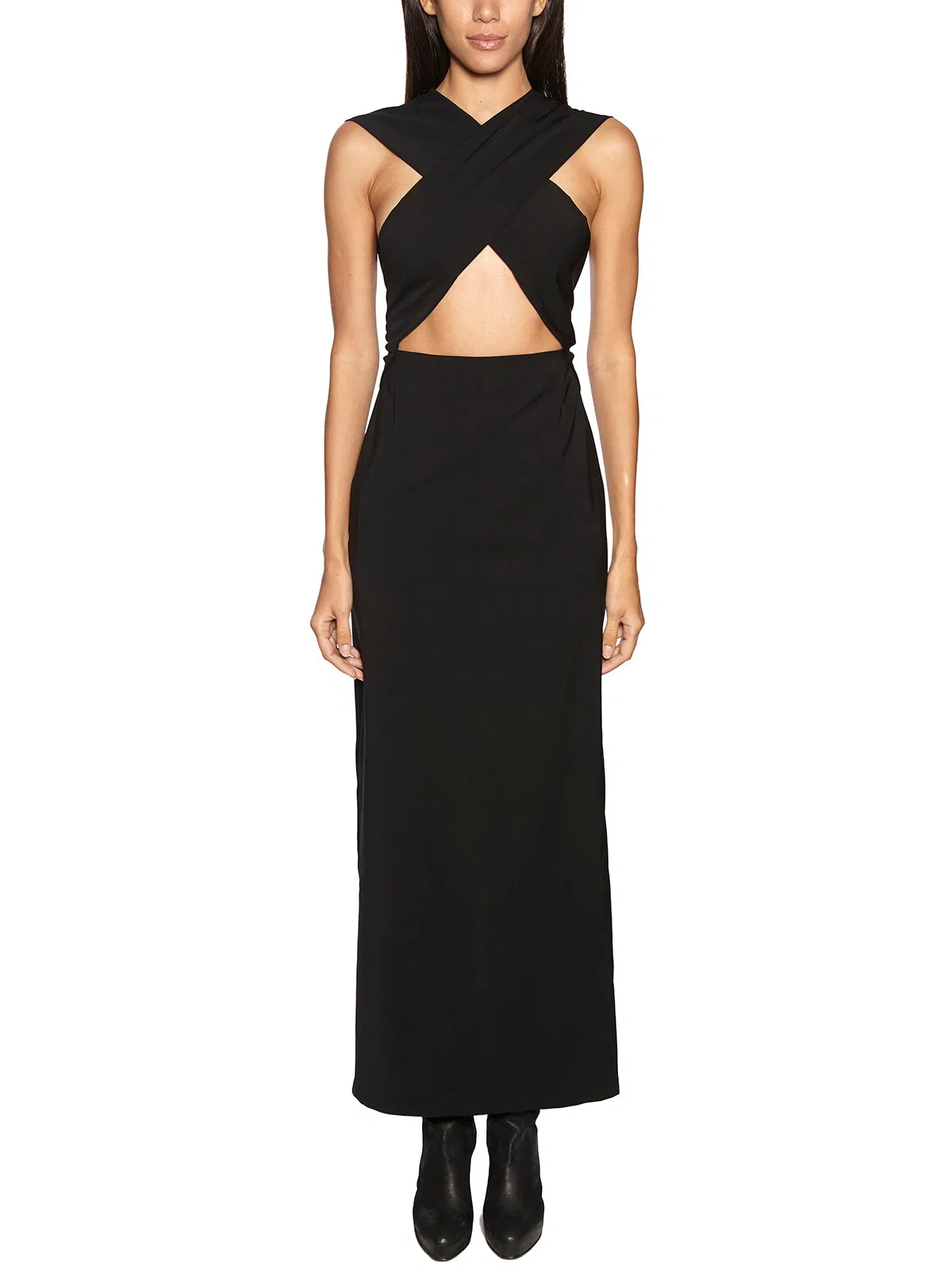Sabato Russo Long Crossed Dress
