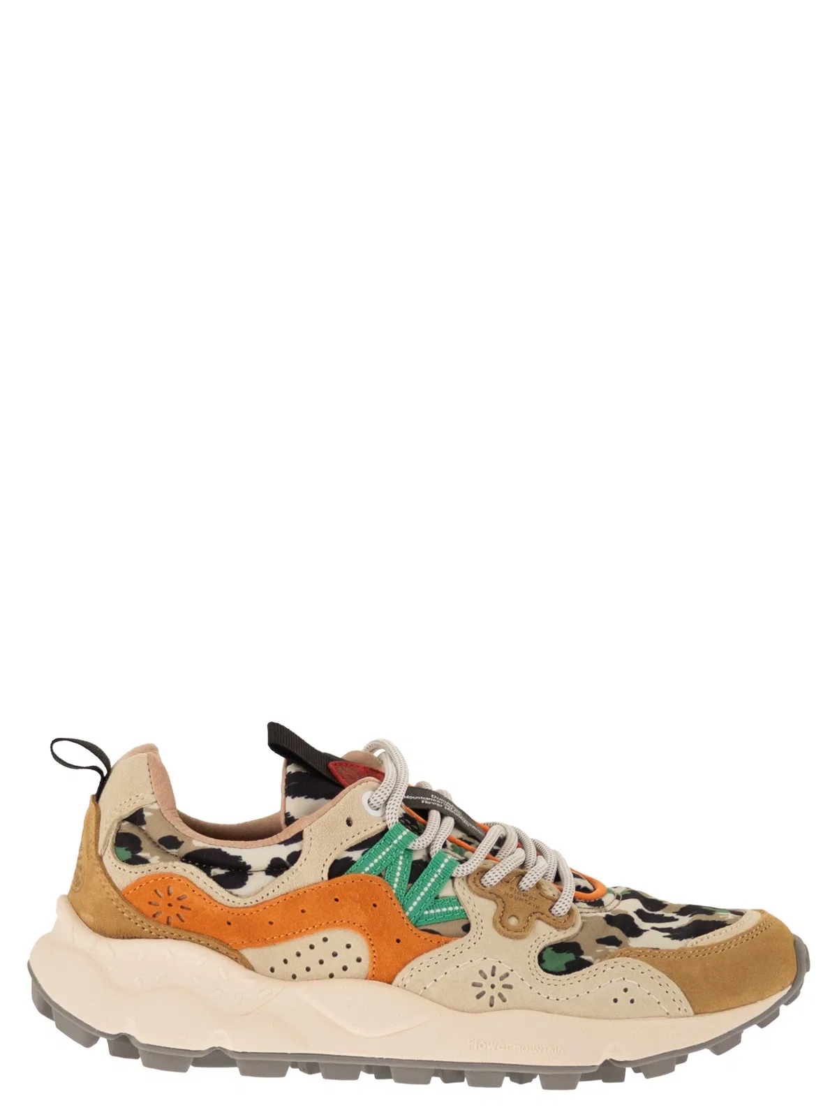 Flower Mountain Yamano 3 - Sneakers In Suede And Technic