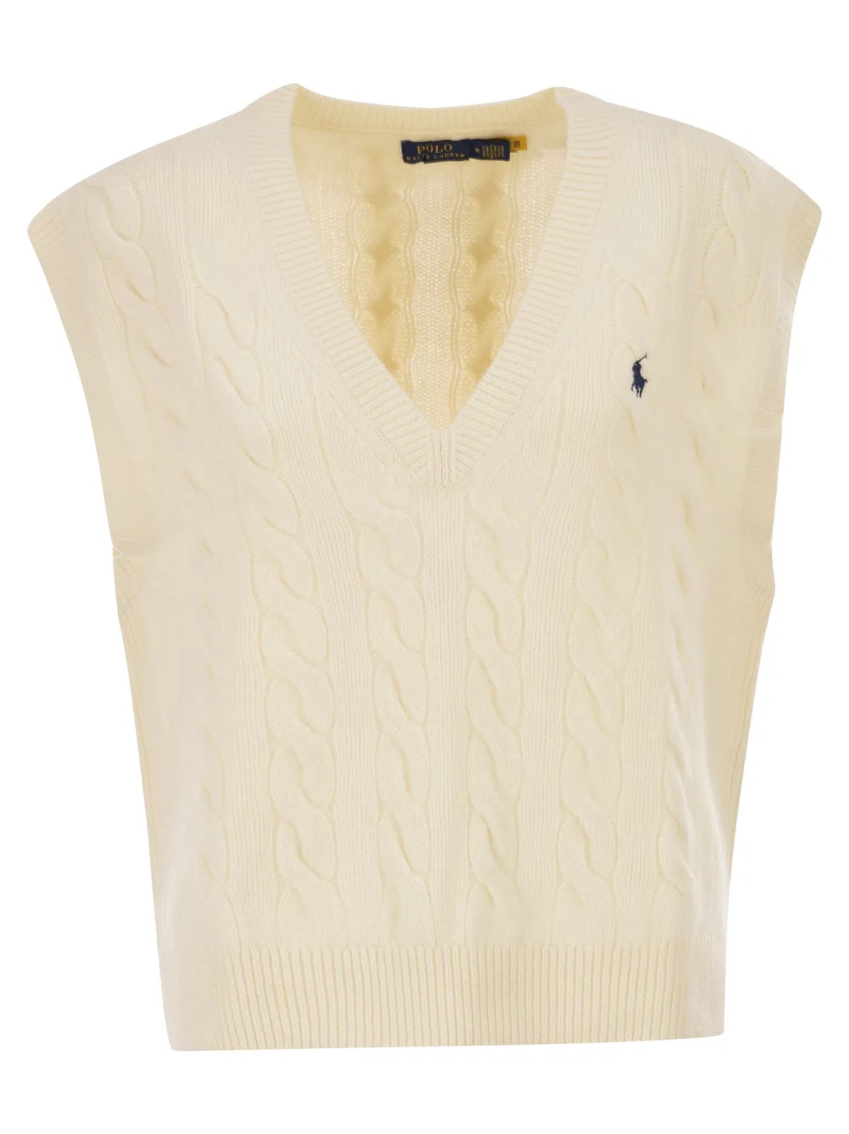 Polo Ralph Lauren Wool And Cashmere Cable-Knit Vest