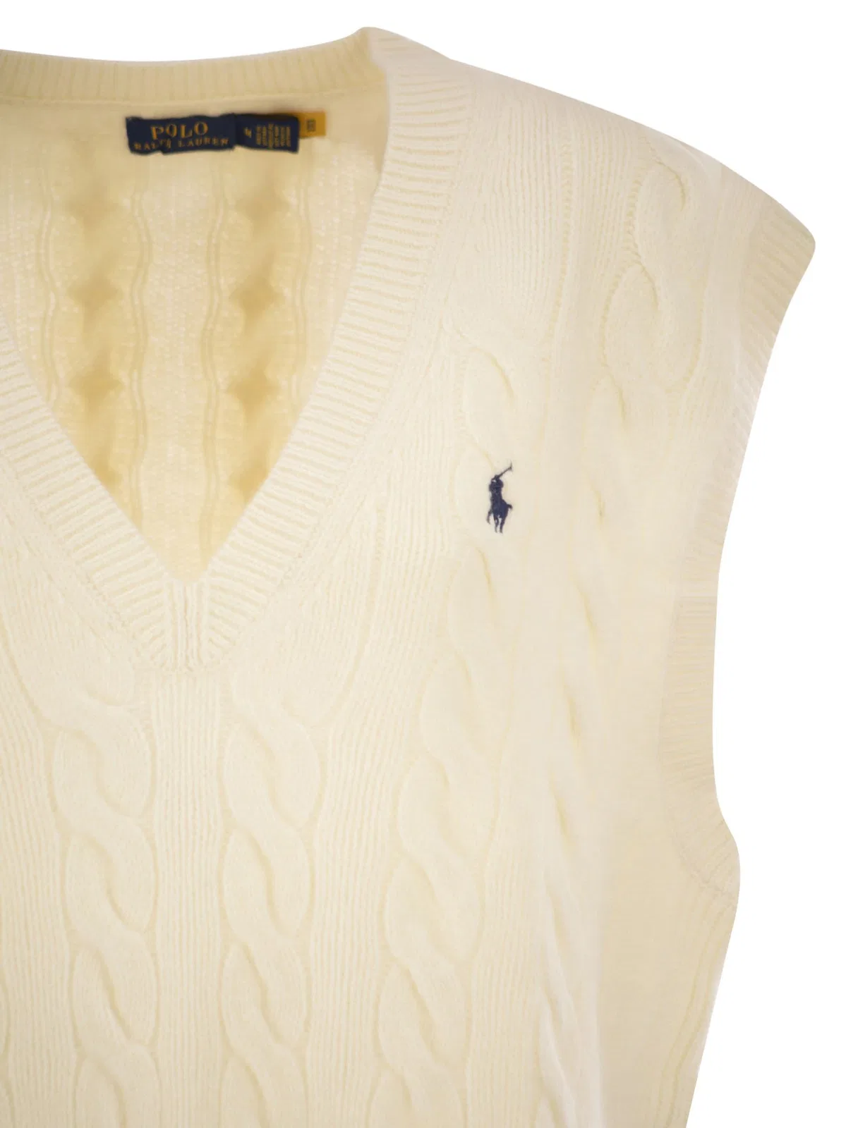 Polo Ralph Lauren Wool And Cashmere Cable-Knit Vest