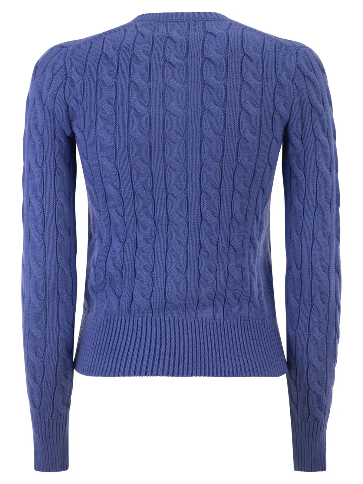 Polo Ralph Lauren Cable Knit Cotton Crew Neck Cardigan