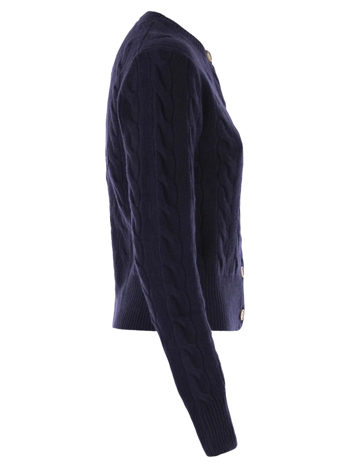 Polo Ralph Lauren Wool And Cashmere Cable Knit Cardigan