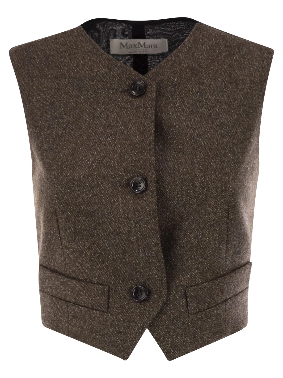 Max Mara Maxmara Bikini1234 - Wool Felt Waistcoat