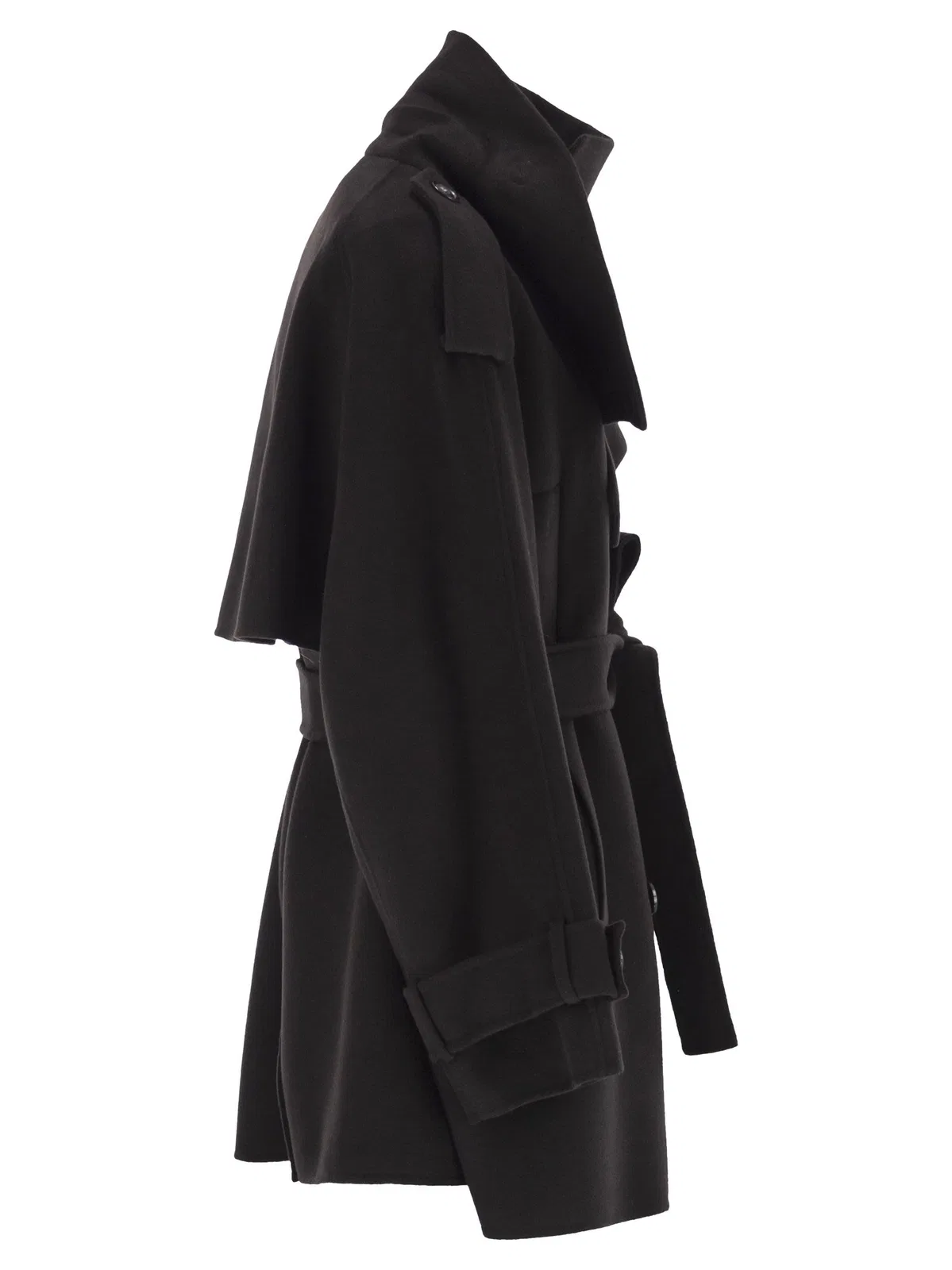 Sportmax Bouquet1234 - Short Wool Trench Coat