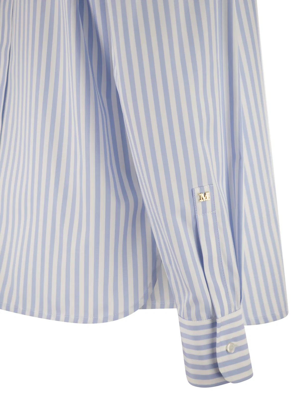 Max Mara Maxmara Mxmaccenni - Striped Poplin Shir
