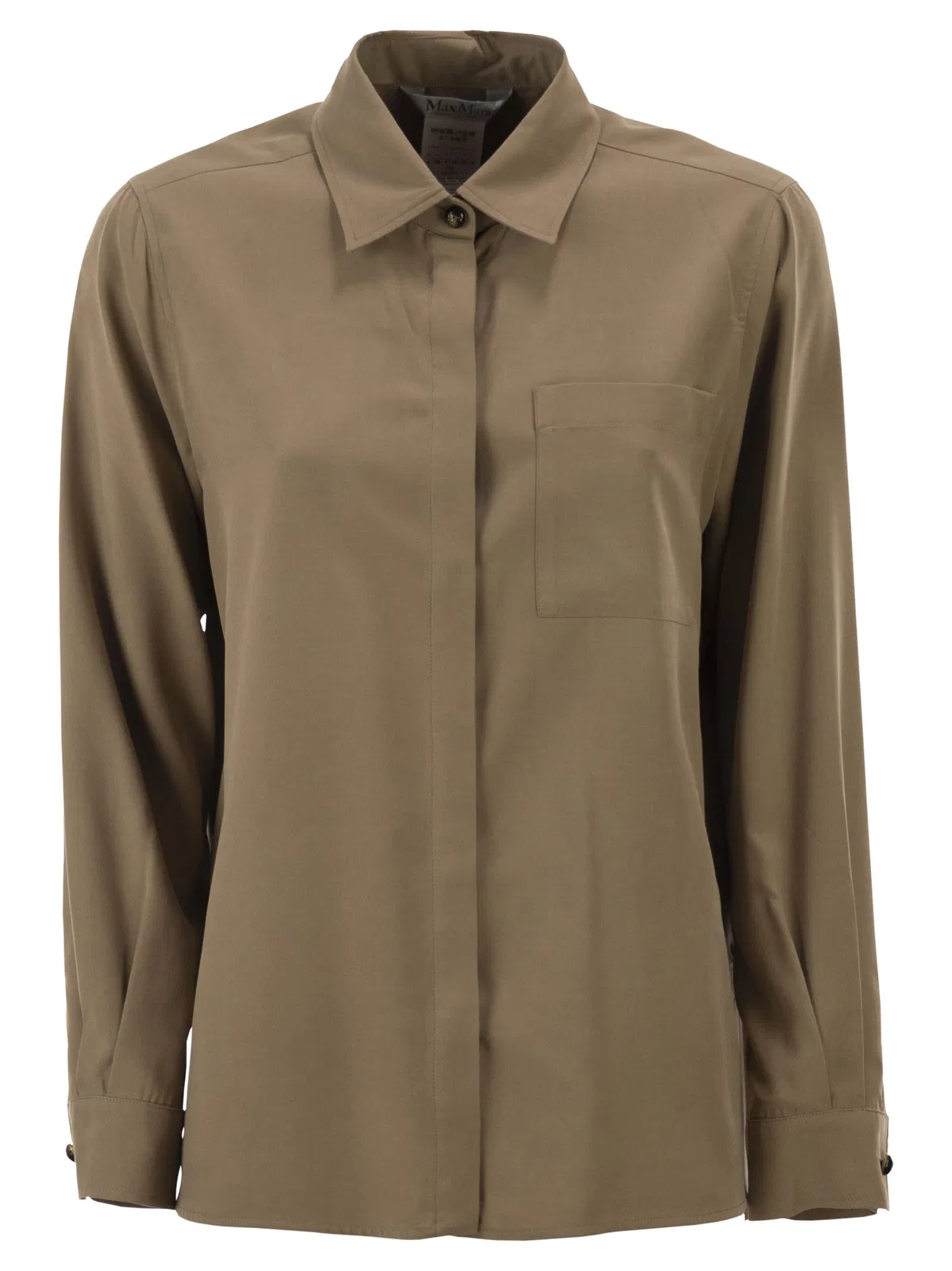 Max Mara Maxmara Mxmsiamese - Silk Canvas Shirt