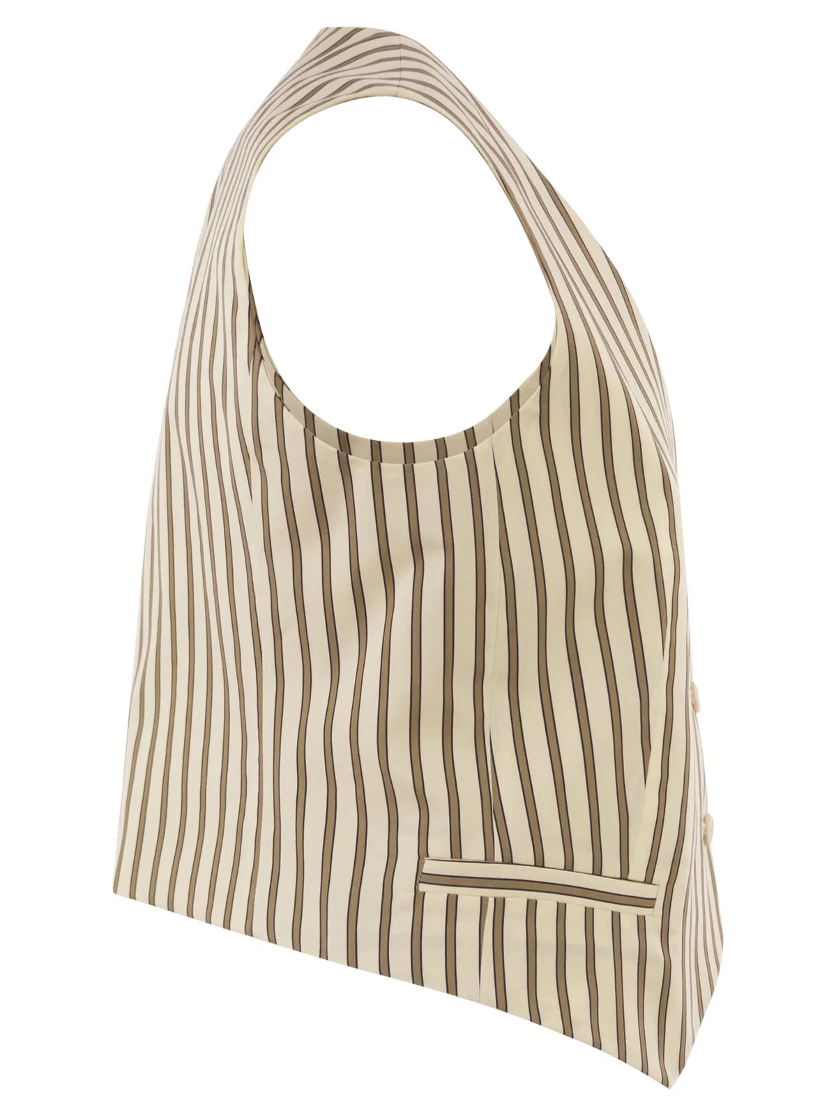 Max Mara Maxmara Mxmfauno - Striped Cotton And Si