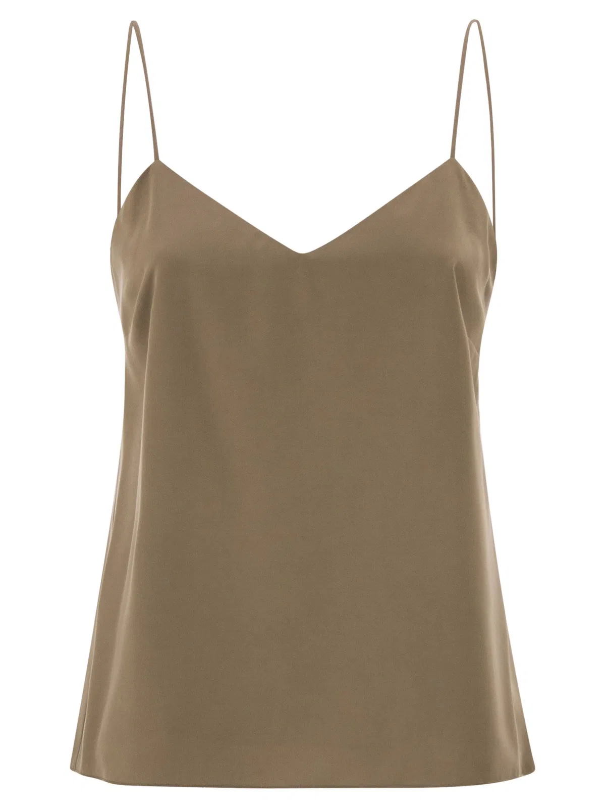 Max Mara Maxmara Mxmunghia - Silk Canvas Top