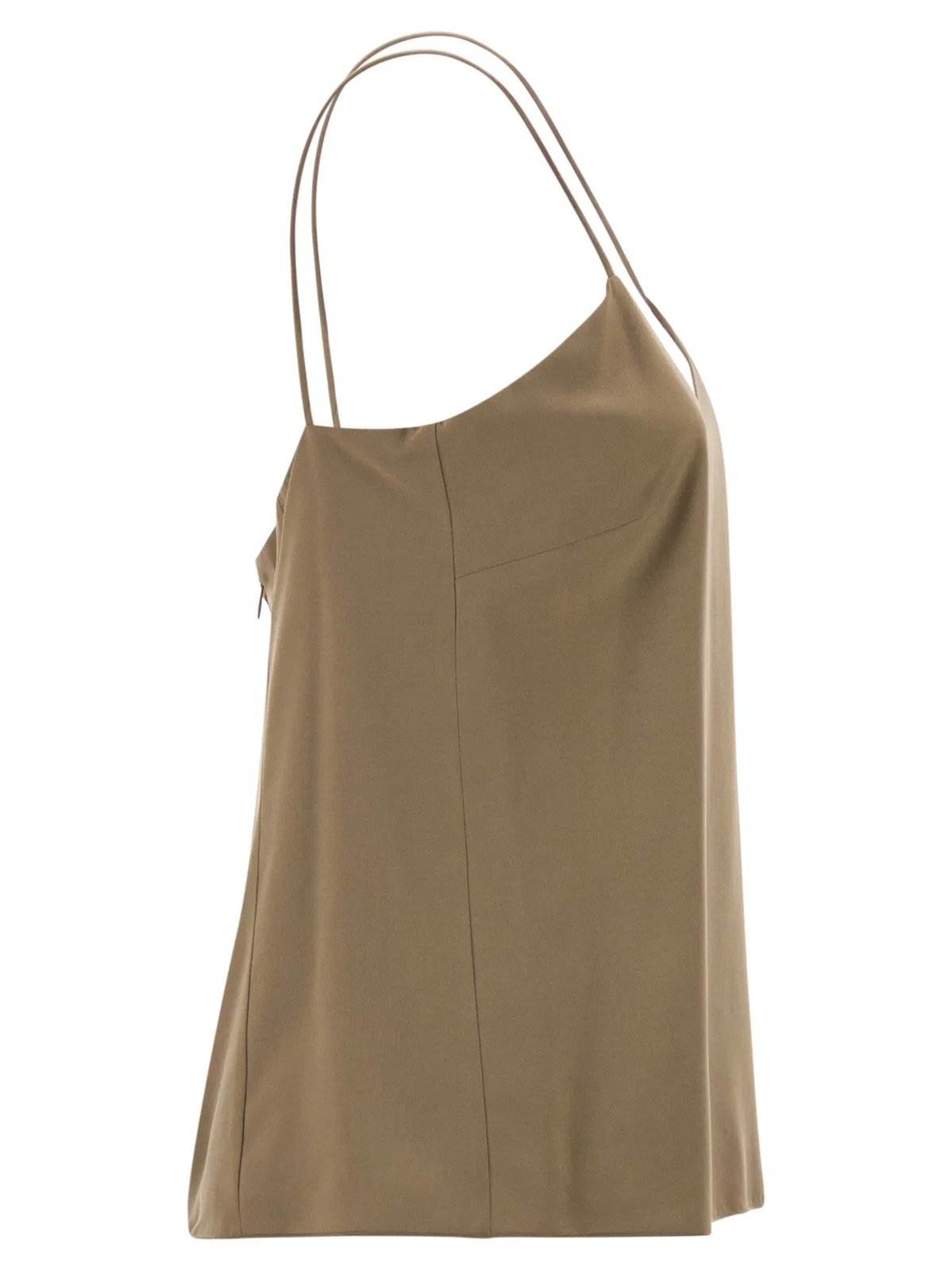 Max Mara Maxmara Mxmunghia - Silk Canvas Top