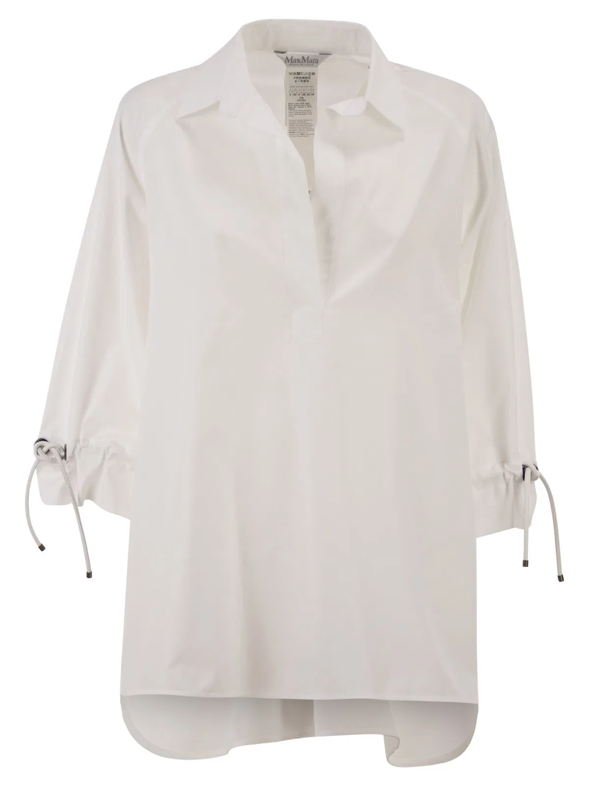 Max Mara Maxmara Mxmadorni - Cotton Poplin Blouse