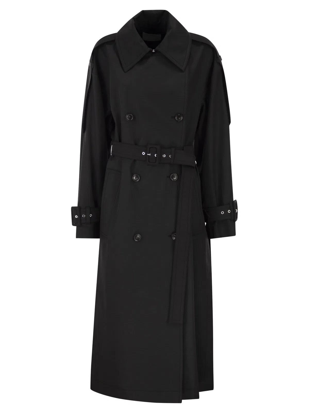 Sportmax Spxgocce - Long Trench Coat In Water-Rep